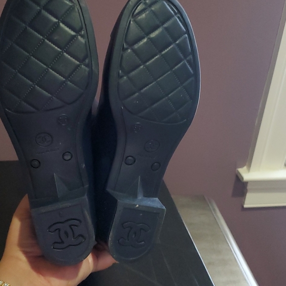 Guaranteed Authentic Chanel Rainboots (blue) - Picture 7 of 9